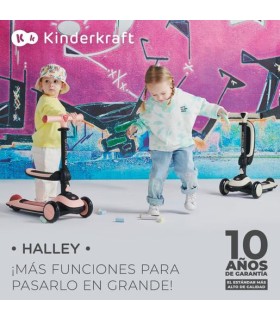 Bicicleta de equilibrio y patinete de tres ruedas HALLEY