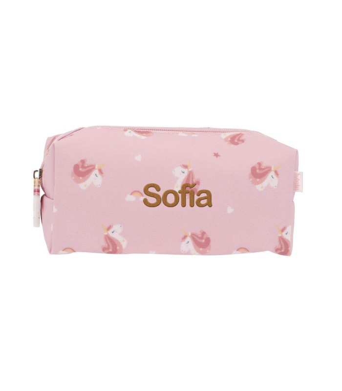Estuche Escolar Magical Unicorn Personalizable