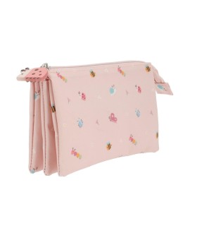Estuche con 3 Compartimentos Bugs Personalizable