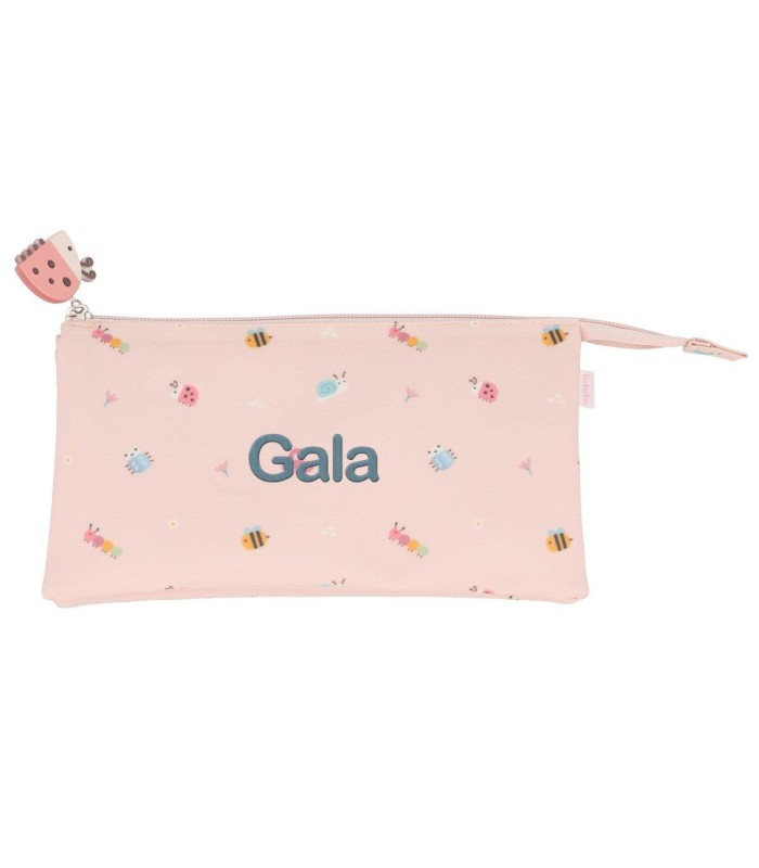 Estuche con 3 Compartimentos Bugs Personalizable