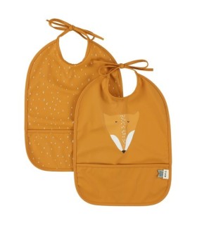 Pack 2 baberos impermeables trixie fox