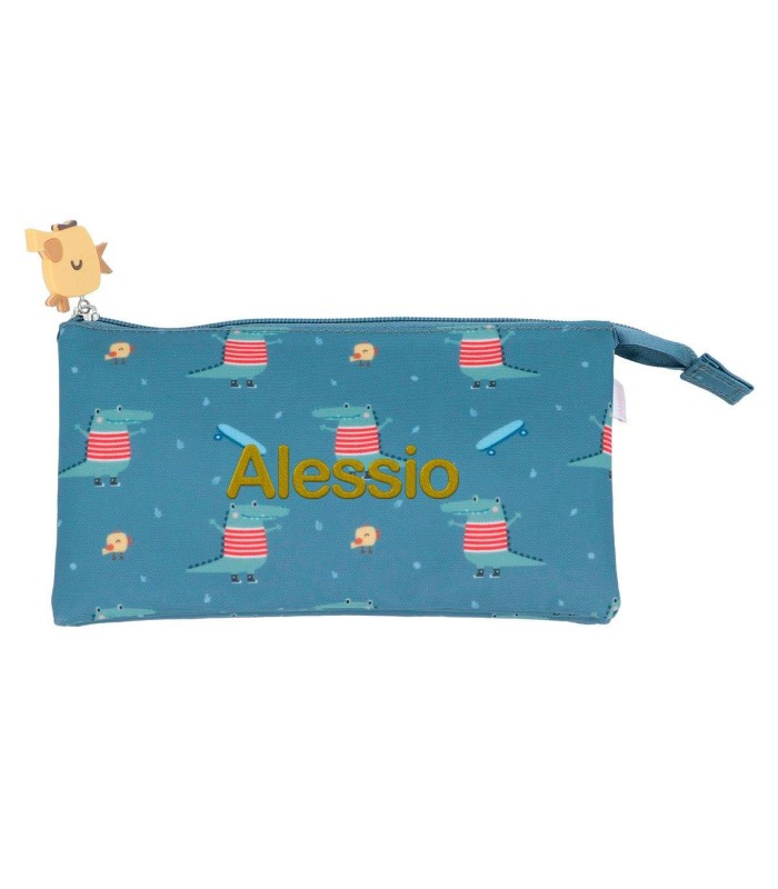 Estuche con 3 Compartimentos Croc Personalizable