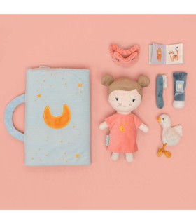 BOLSO RUTINA BUENAS NOCHES CON MUÑECA - LITTLE DUTCH