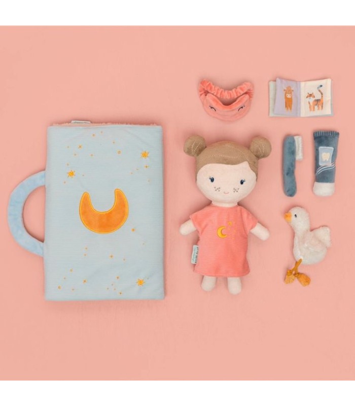 BOLSO RUTINA BUENAS NOCHES CON MUÑECA - LITTLE DUTCH