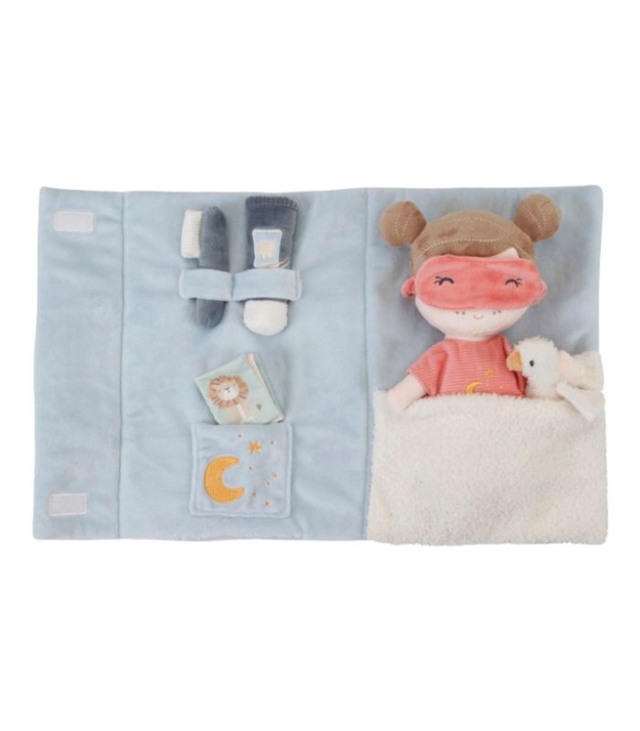 BOLSO RUTINA BUENAS NOCHES CON MUÑECA - LITTLE DUTCH