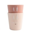 Pack 2 vasos silicona trixie conejo