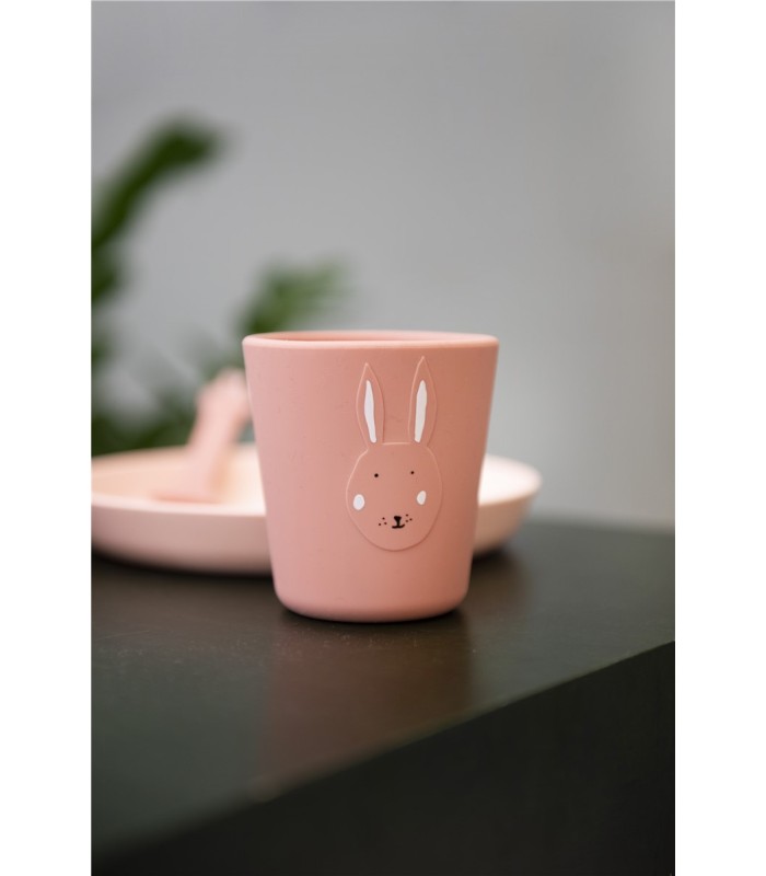 Pack 2 vasos silicona trixie conejo