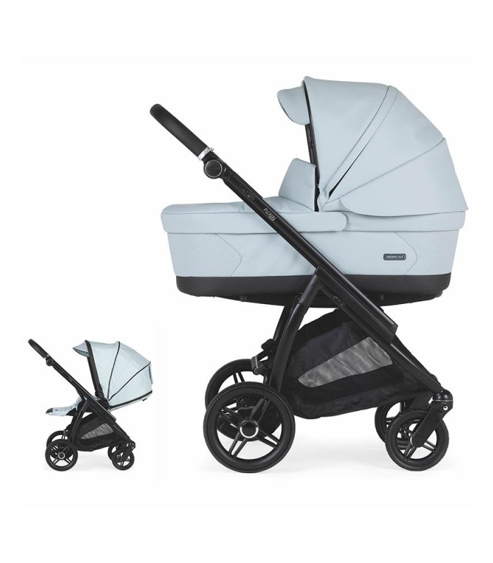 CARRITO BEBECAR FLOWY KP-423 MIXTO NEGRO/NEGRO
