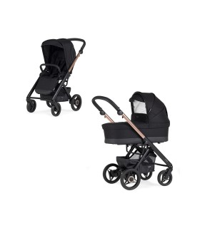 BEBECAR PROW DUO CHASIS FUME ROSA Y NEGRO