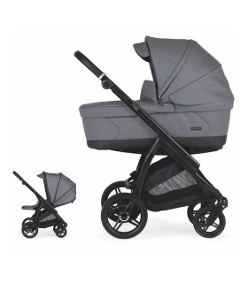CARRITO BEBECAR FLOWY KP-425 MIXTO NEGRO/NEGRO