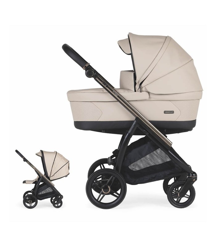CARRITO BEBECAR FLOWY KP-422 MIXTO FUMÉ /NEGRO