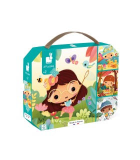 Rompecabezas evolutivos de las 4 estaciones - 4 rompecabezas