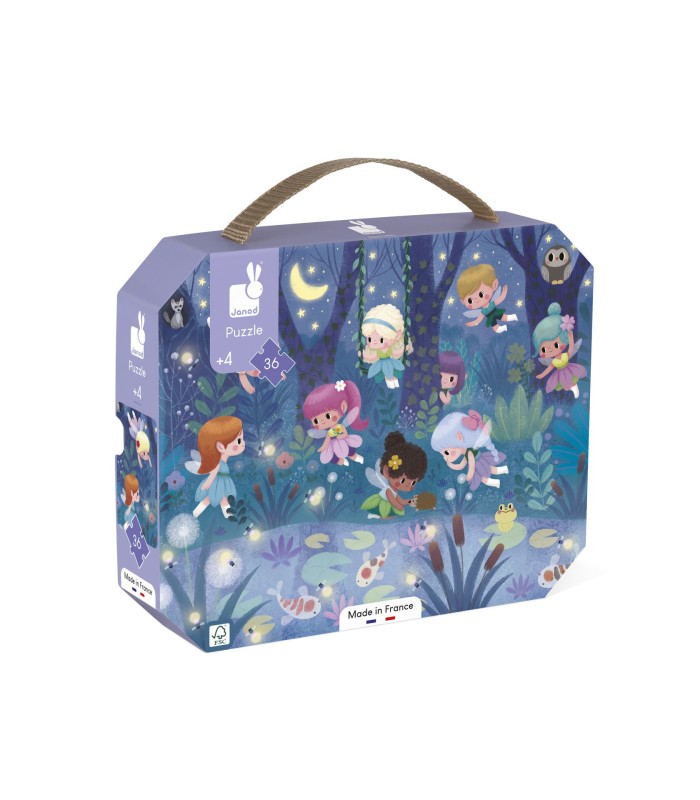 Puzle Hadas y Nenúfares - 36 PZAS