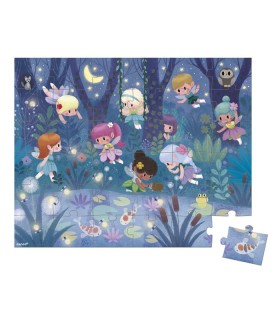 Puzle Hadas y Nenúfares - 36 PZAS