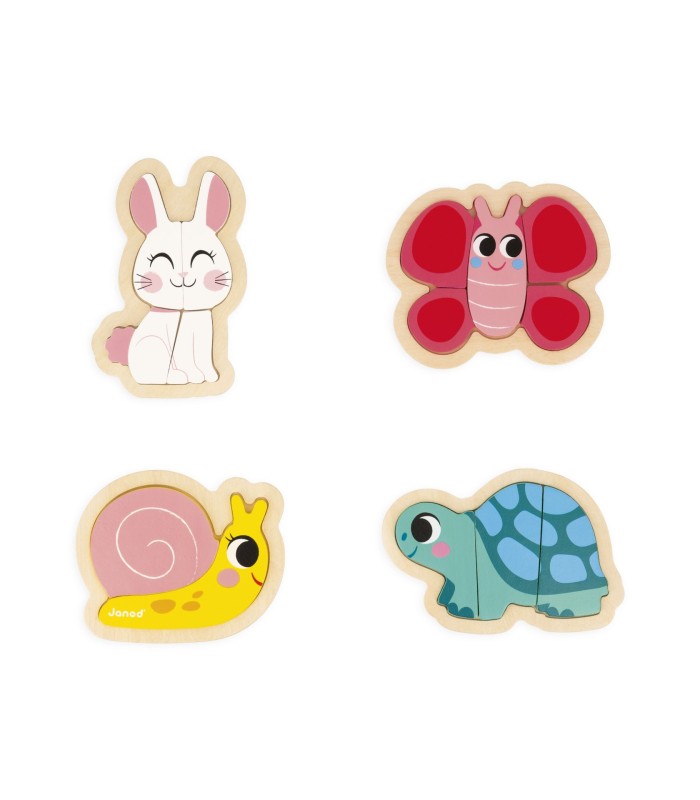 4 Puzles Evolutivos - Jardín