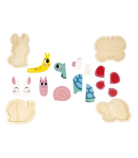 4 Puzles Evolutivos - Jardín