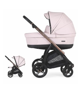 CARRITO BEBECAR FLOWY KP-427 MIXTO FUMÉ ROSA/NEGRO