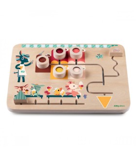 LA HELADERÍA Tablero Mix & match - Mi 1r juego de composición