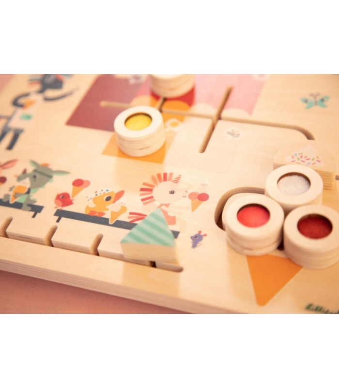 LA HELADERÍA Tablero Mix & match - Mi 1r juego de composición