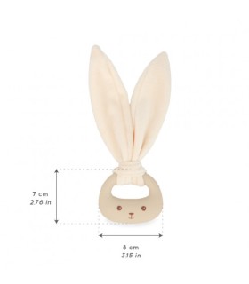 Mordedor Conejito Crema