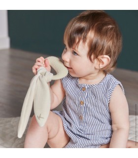 Mordedor Conejito Crema