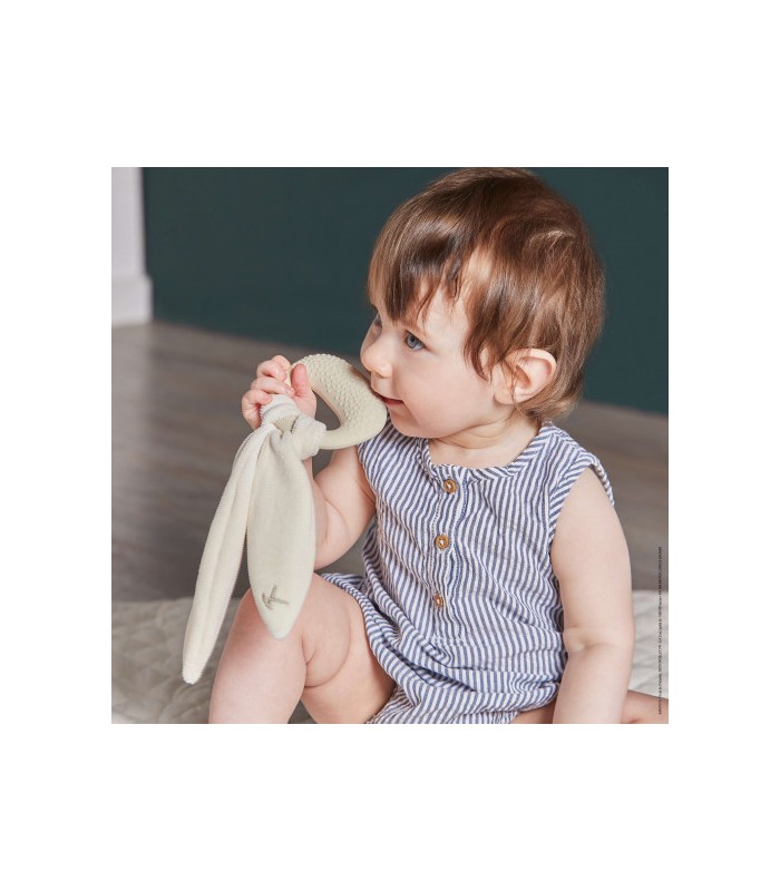 Mordedor Conejito Crema