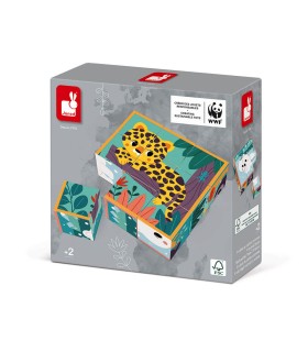 Cubos de cartón Animales Colaboración con WWF®