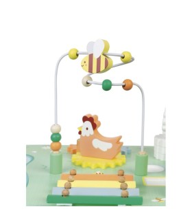 Mesa de actividades de madera Bonita pradera