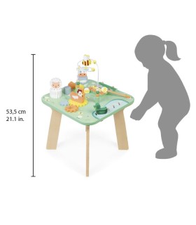 Mesa de actividades de madera Bonita pradera