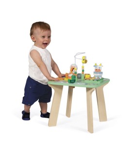 Mesa de actividades de madera Bonita pradera