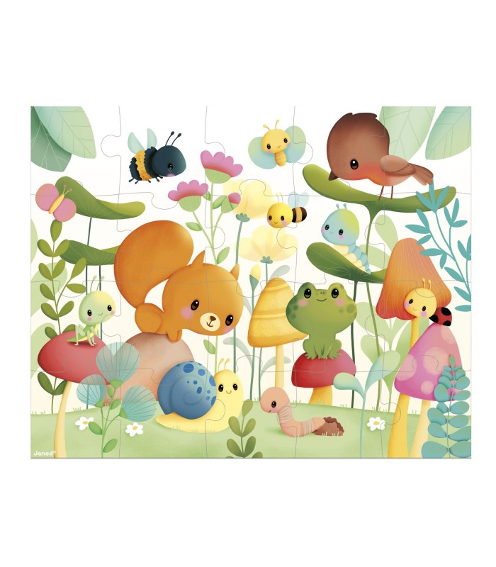 Puzzle De Los Compañeros Del Jardín