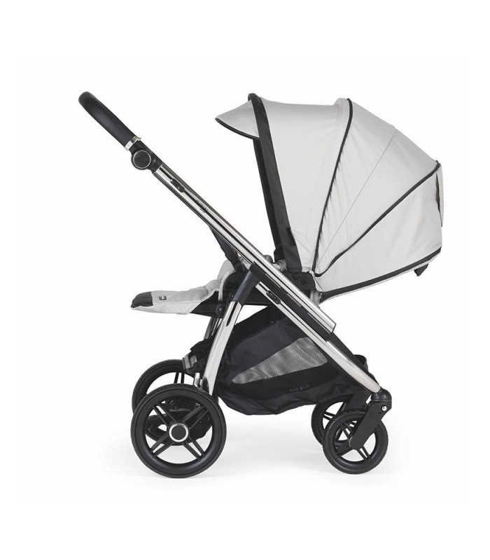 CARRITO BEBECAR FLOWY KP-424 CROMADO/NEGRO
