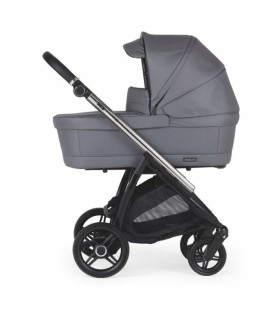 CARRITO BEBECAR FLOWY KO-431 MIXTO CROMADO/NEGRO