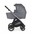 CARRITO BEBECAR FLOWY KO-431 MIXTO CROMADO/NEGRO
