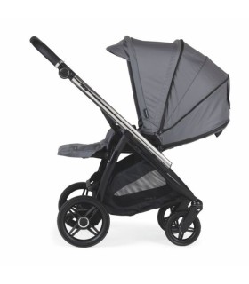 CARRITO BEBECAR FLOWY KO-431 MIXTO CROMADO/NEGRO