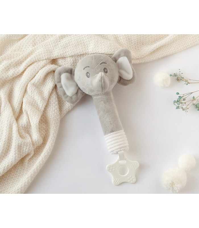 Sonajero cricri elefante gris 25cm