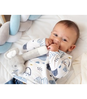 Sonajero cricri elefante gris 25cm