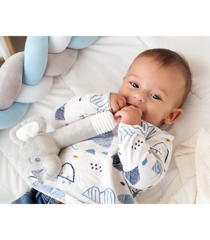 Sonajero cricri elefante gris 25cm