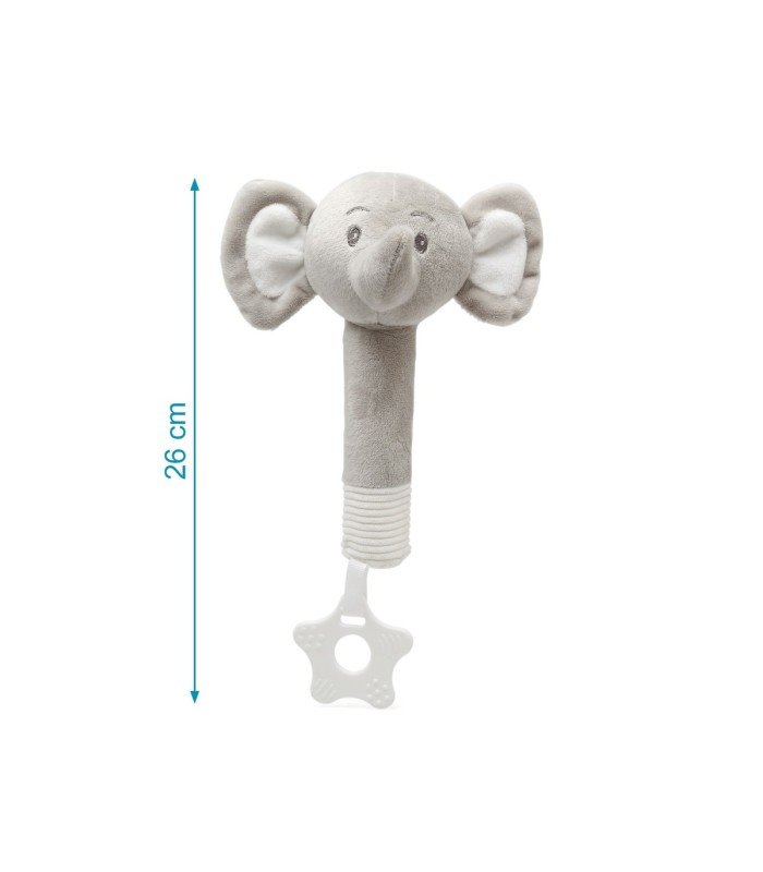 Sonajero cricri elefante gris 25cm