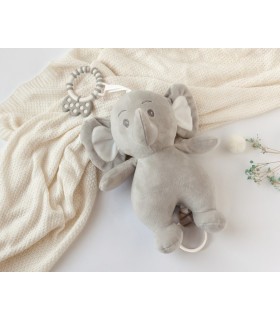 Peluche elefante gris para bebés