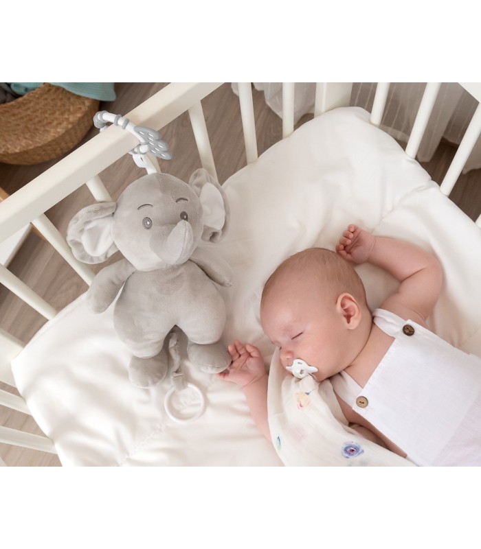 Peluche elefante gris para bebés