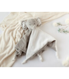 Doudou elefante gris para bebés