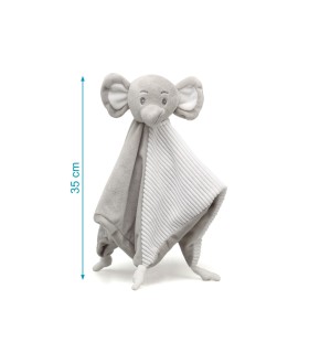 Doudou elefante gris para bebés