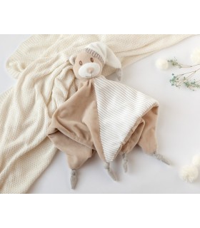Doudou osito con gorro beige