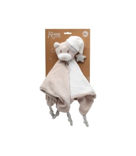 Doudou osito con gorro beige