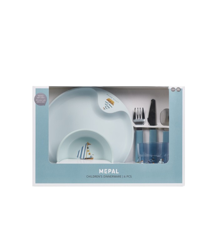 VAJILLA INFANTIL MIO 6 PCS SAILORS