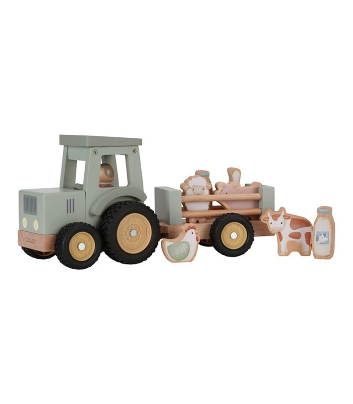 TRACTOR CON TRAILER PEQUEÑA GRANJA