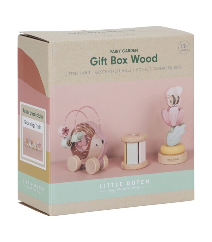 CAJA REGALO MADERA FSC FAIRY GARDEN