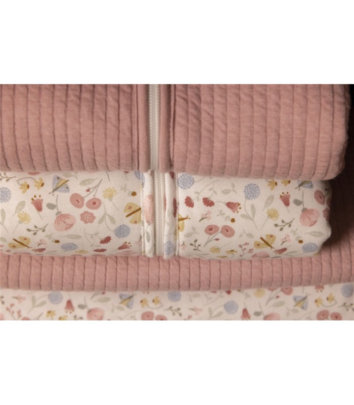 Saco dormir invierno flores mariposas