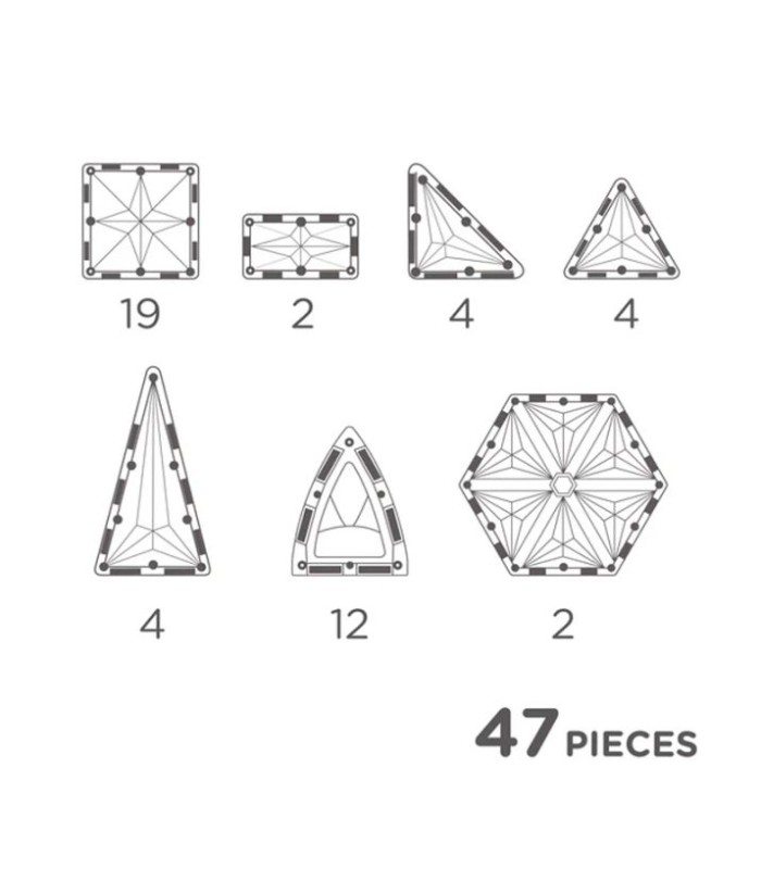 Curved Dome Pack Intense 47 pieces